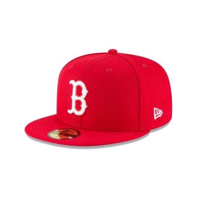 Boston Red Sox Gorra | New Era MLB Basic 59fifty Fitted Cap Mexico - Rojos